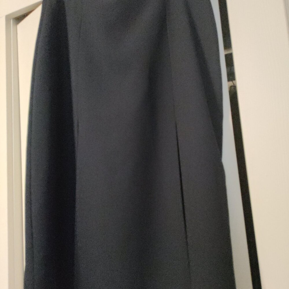 Navy Blue midi length pencil skirt size 12